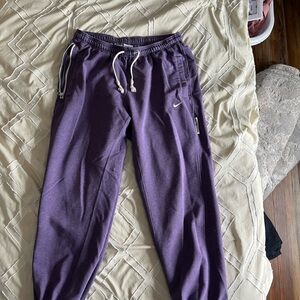 Nike Purple Joggers with White Accents